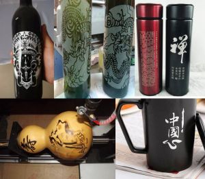 铜仁江口县酒瓶葫芦工艺品激光雕刻机